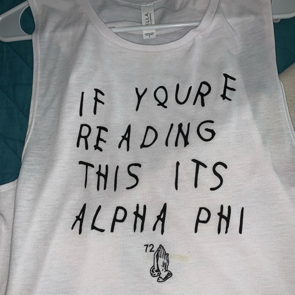 drake style alpha phi tank top - Picture 1 of 1